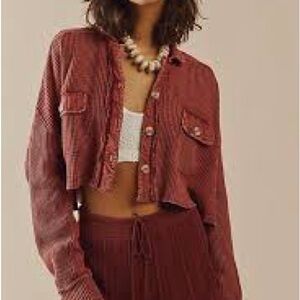 Free People Scout Cropped Jacket